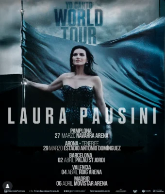 Laura Pausini en Arona - Tenerife