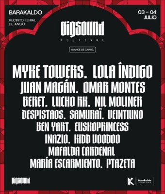 BIGSOUND Festival Barakaldo 2026 en Bizkaia