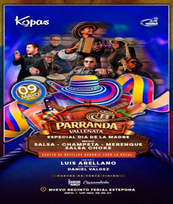 Fiesta colombiana - Parranda vallenata en Málaga