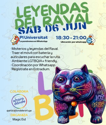 Ruta Leyendas del Raval Ahora Dónde + LGTBCN en Barcelona