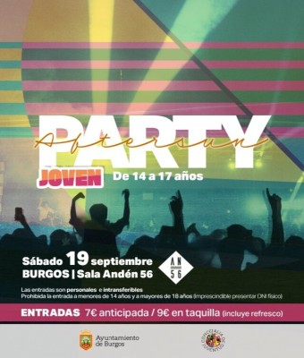 AFTERSUN PARTY JOVEN en Burgos