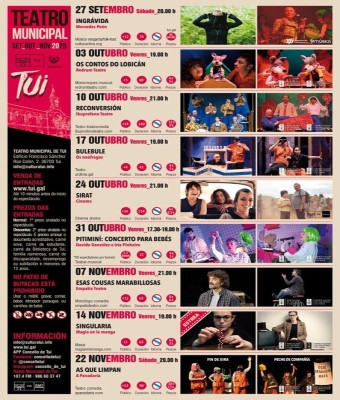 TUI entradas TEATRO | AS QUE LIMPAN | A Panadaría en Pontevedra