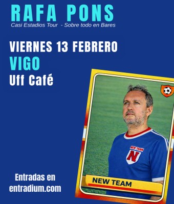 Rafa Pons en VIGO - Café Uf Negra Sombra en Pontevedra