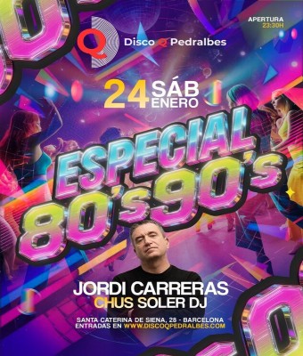 SESION 80,90   CON JORDI CARRERAS en Barcelona