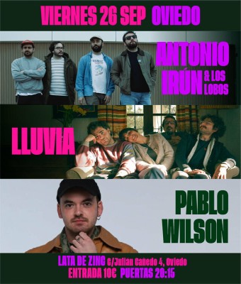 Antonio Irún  Pablo Wilson  Lluvia en Asturias