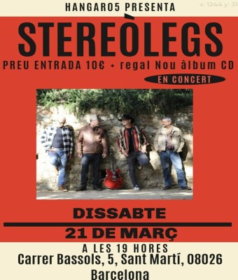 STEREÒLEGS EN CONCERT  en Barcelona