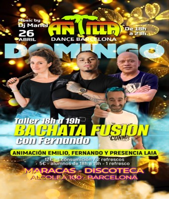 ANTILLA SALSA BARCELONA - DOMINGO 26 ABR26 