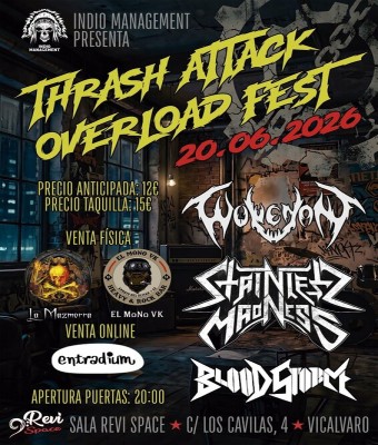 THRASH ATTACK OVERLOAD FEST en Madrid