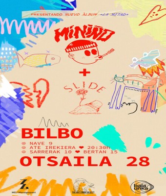 Concierto de MINIÑO y Slide en Bilbao  en Rioja, La