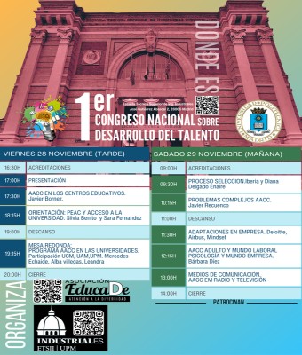 CONGRESO NACIONAL SOBRE DESARROLLO DEL TALENTO .UPM en Madrid