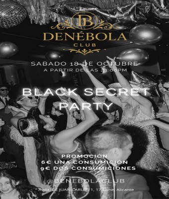 BLACK SECRET PARTY en Alicante/Alacant