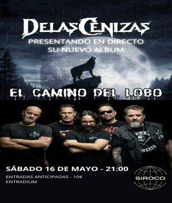 Delascenizas en directo presentando su album EL CAMINO DEL LOBO en Madrid