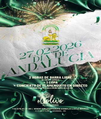 Día de Andalucía La Loca María - CC Neptuno Granada