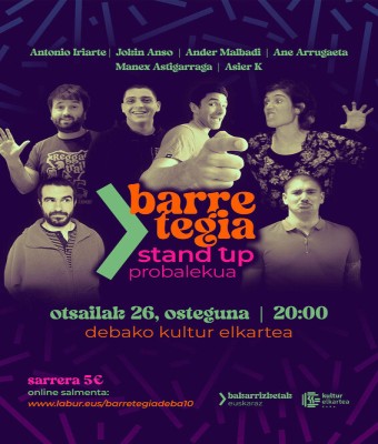 Barretegia - Antonio Iriarte, Jokin Anso, Ander Malbadi, Ane Arrugaeta, Manex Astigarraga eta Asier K en Gipuzkoa