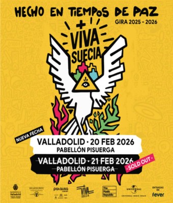 Viva Suecia en el Pabellón Pisuerga, Valladolid 2026