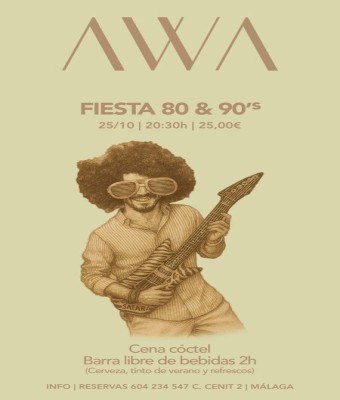 Fiesta 80 y 90 en Málaga
