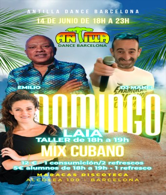 ANTILLA SALSA BARCELONA - DOMINGO 14 JUN26 