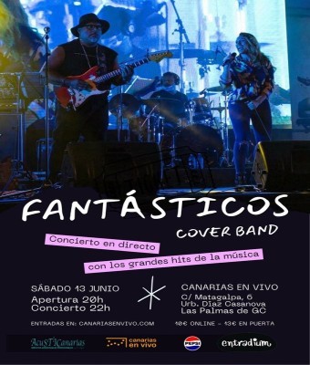 FANTÁSTICOS COVER BAND EN CANARIAS EN VIVO - CONCIERTO EN LAS PALMAS en Palmas, Las