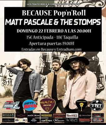 MATT PASCALE & THE STOMPS en Castellón/Castelló