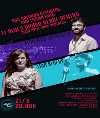 Blues a La Iguana: Lisa Bluesy y Lorenzo Spinozzi en Barcelona