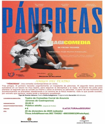 “PÁNCREAS” Amigos del Teatro  en Valladolid