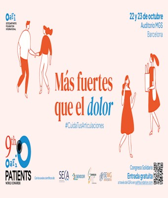 #OAFICongress25 - 9th Osteoarthritis Patients World Congress en Barcelona