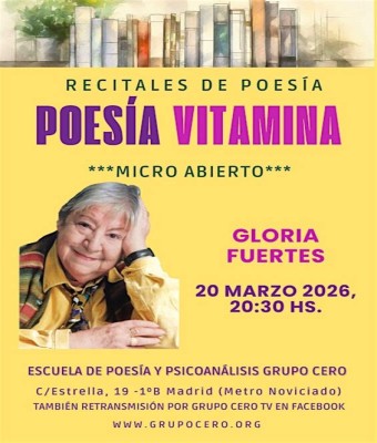 RECITAL POESÍA VITAMINA: GLORIA FUERTES en Madrid