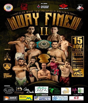 MUAY FIMEU II - velada de muay thai en Palafolls en Barcelona