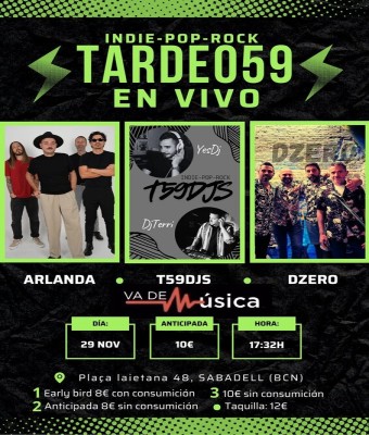 Tardeo 59 en vivo en Barcelona