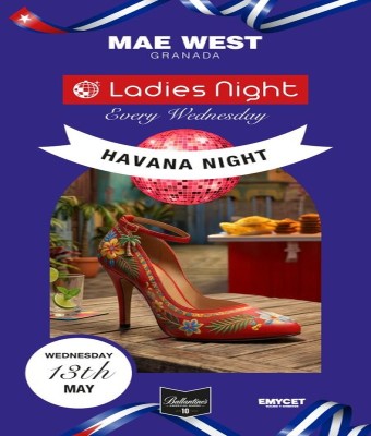 Discoteca Mae West Granada - Miércoles 13 Mayo de Ladies Night