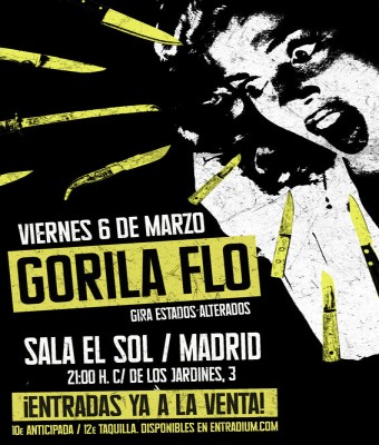 Gorila Flo Sala El Sol Estados Alterados en Madrid