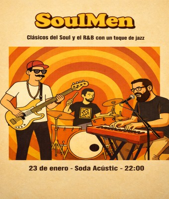 SOUL MEN -Clásicos del Soul y el R&B con un poco de Jazz en Barcelona