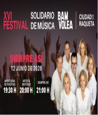 Siempre Así - XVI Festival Solidario de Música Ciudad Raqueta en Madrid
