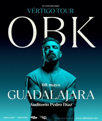 CONCIERTO OBK - GUADALAJARA - AUDITORIO PEDRO DÍAZ - VIERNES 8 DE MAYO