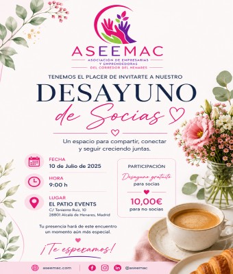 DESAYUNO DE SOCIAS en Madrid