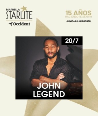 John Legend - Starlite Occident 2026 en Málaga