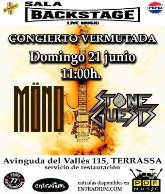 Concierto Vermutada con Möno & Stone Guests en Barcelona