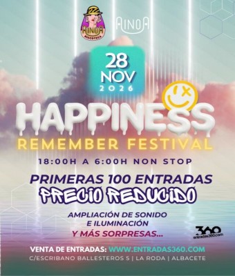 HAPPINES REMEMBER FESTIVAL en Albacete