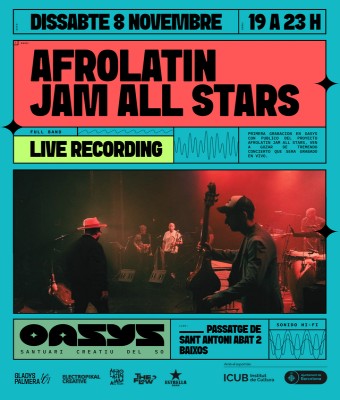AFROLATIN JAM ALL STARS LIVE RECORDING EN OASYS en Barcelona