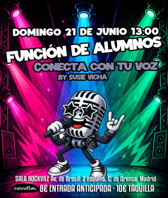  FOREVER YOUNG – Concierto Vocal en Directo  Alumnos Conecta con tu voz By Susie Vicha en Madrid