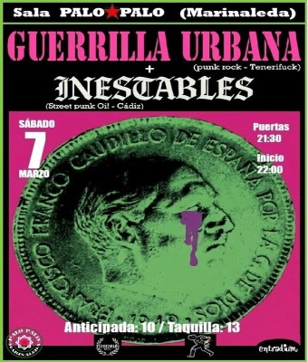 GUERRILLA URBANA + INESTABLES en Marinaleda en Sevilla