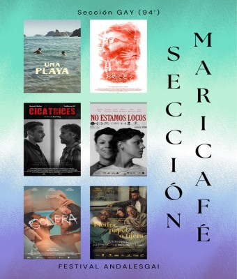 Cortometrajes Maricafé  Sección GAY (94)  Andalesgai 2026 en Sevilla