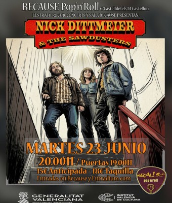 NICK DITTMEIER & THE SAWDUSTERS en Castellón/Castelló