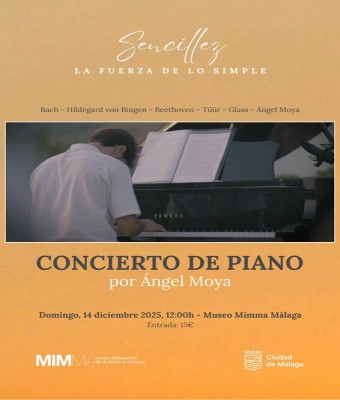 CONCIERTO DE PIANO por Angel Moya en Málaga