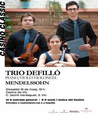 Trio Defilló - Mendelssohn en Barcelona