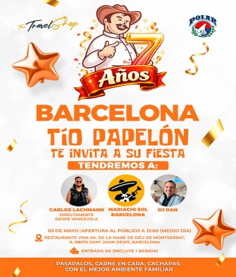 7mo Aniversario Barcelona  TÍO PAPELÓN
