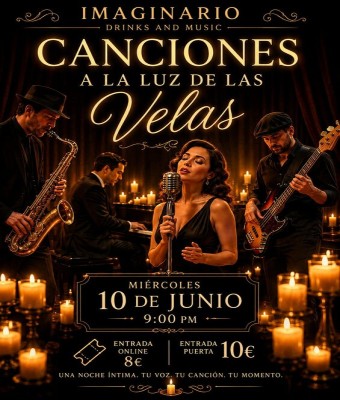 CANCIONES A LA LUZ DE LAS VELAS @ IMAGINARIO en Palmas, Las