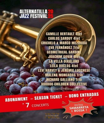 Alternatilla Jazz Fest 25 - ABONAMENTS 7 CONCERTS en Balears, Illes