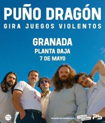 CONCIERTO PUÑO DRAGÓN - GRANADA - SALA PLANTA BAJA - JUEVES 7 DE MAYO