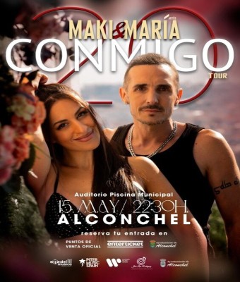 Maki y María Artés en Alconchel (Badajoz) - 20 Conmigo Tour